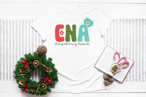 Nurse Christmas SVG Design - CNA SVG CraftLabSVG 