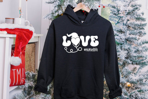 Nurse Christmas SVG Design | Love SVG CraftLabSVG 