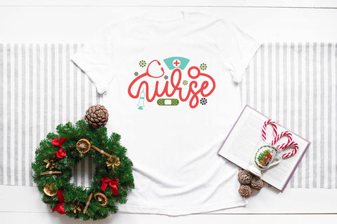 Nurse Christmas SVG Design SVG CraftLabSVG 