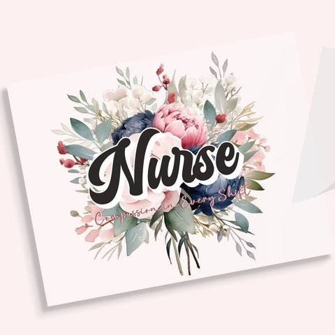 Nurse Compassion On Every Shift DTF Transfer Physical So Fontsy T-Shirt Iron-On Transfer Shop