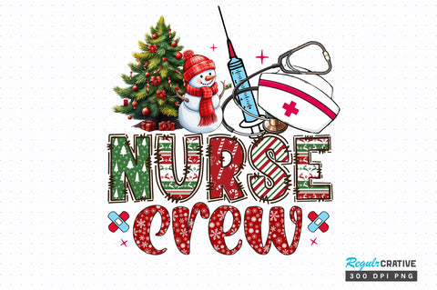 Nurse crew png dseign Sublimation Regulrcrative 
