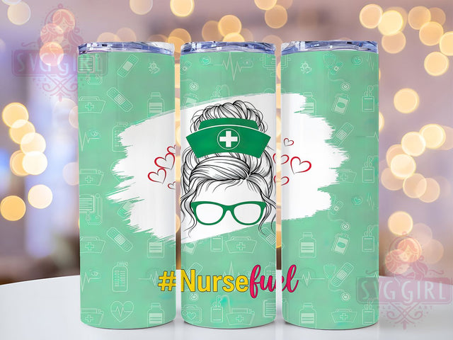 Nurse Fuel Funny Medical Tumbler, Nurse Fuel PNG, 20oz Sublimation Design, Medical Tumbler Wrap, Funny Nurse Cup, Healthcare Worker Gift, Sublimation Tumbler PNG Sublimation SvggirlplusArt 