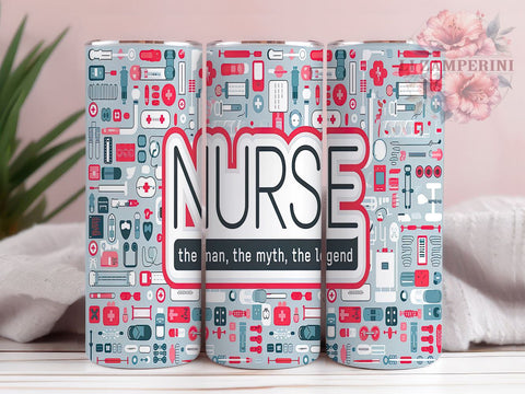 Nurse Gift, The Man The Myth The Legend, Funny Nurse Tumbler, Sublimation PNG, 20oz Tumbler, Healthcare Worker Gift, Medical Professional, Inspirational Drinkware Sublimation Li Zamperini 