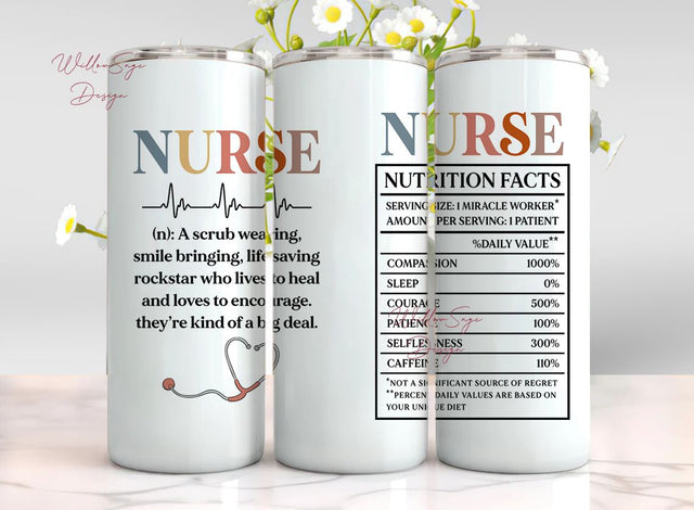 Nurse Gifts Tumbler, Nurse Gifts For Women, Nurses Week Gifts, Graduation Gifts For Nurses, Nurse Practitioner Gifts For Women, Nurses Appreciation Sublimation WillowSageDesign 
