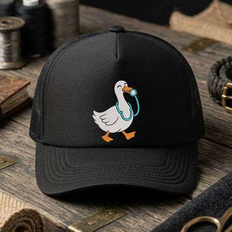 Nurse Goose Embroidery Design – Funny Goose with Stethoscope Nursing Machine Embroidery File Embroidery/Applique DESIGNS PatternFeed8 