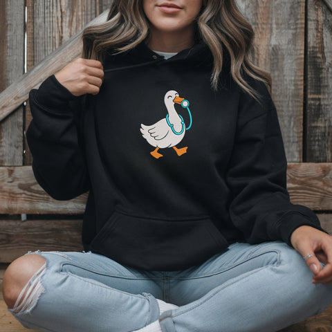 Nurse Goose Embroidery Design – Funny Goose with Stethoscope Nursing Machine Embroidery File Embroidery/Applique DESIGNS PatternFeed8 
