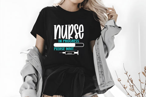 Nurse in Progress Please Wait Svg, Nurse Quotes Svg SVG shah alam 