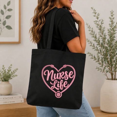 Nurse Life Embroidery Design – Stethoscope Heart Nurse Machine Embroidery File, Nursing Medical Healthcare Design Embroidery/Applique DESIGNS PatternFeed8 