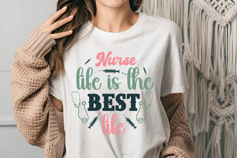 Nurse life is the best life SVG Angelina750 