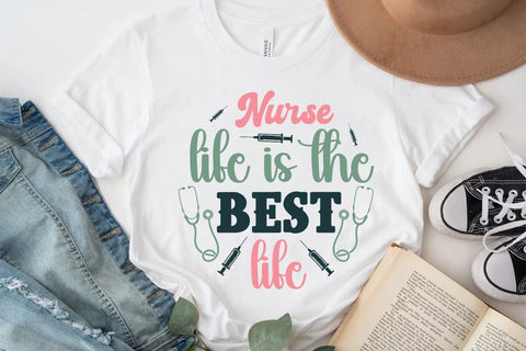 Nurse life is the best life SVG Angelina750 