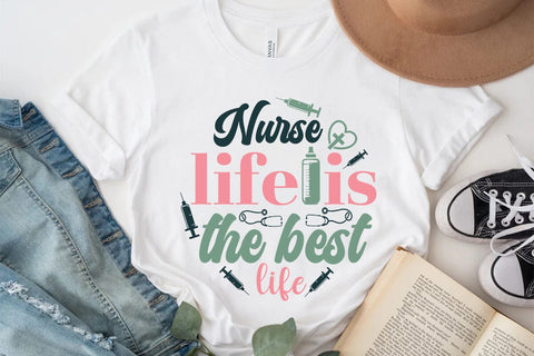 Nurse life is the best life SVG Angelina750 