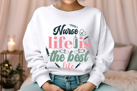Nurse life is the best life SVG Angelina750 