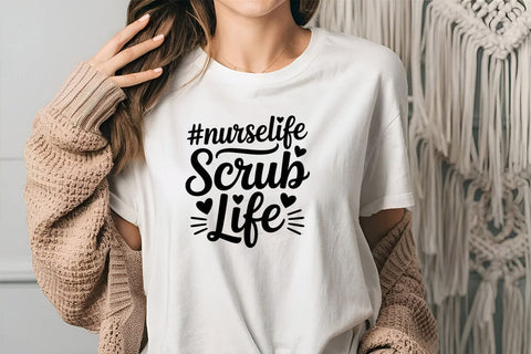 nurse life scrub live SVG Angelina750 