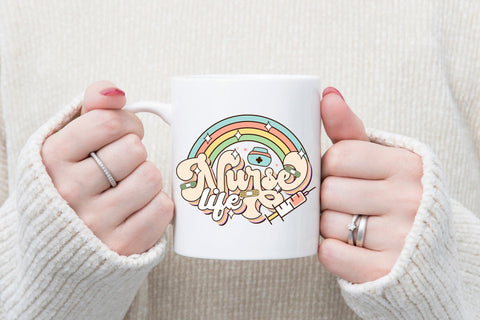 Nurse Life Sublimation Design PNG Sublimation CraftLabSVG 