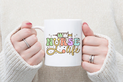 Nurse Life Sublimation Design Sublimation CraftLabSVG 