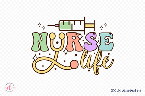 Nurse Life Sublimation Design Sublimation CraftLabSVG 