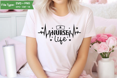 Nurse Life SVG Design, Nurse Quotes SVG Design, Nurse SVG Design, SVGs,Quotes and Sayings,Food & Drink,On Sale, Print & Cut SVG DesignPlante 503 