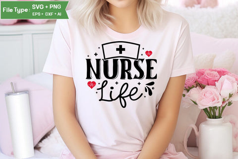 Nurse Life SVG Design, Nurse Quotes SVG Design, Nurse SVG Design, SVGs,Quotes and Sayings,Food & Drink,On Sale, Print & Cut SVG DesignPlante 503 