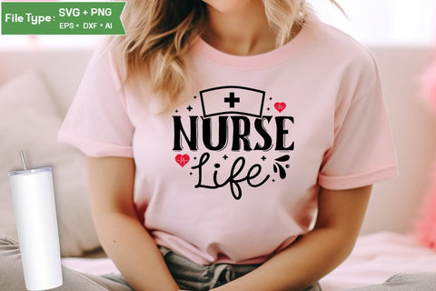 Nurse Life SVG Design, Nurse Quotes SVG Design, Nurse SVG Design, SVGs,Quotes and Sayings,Food & Drink,On Sale, Print & Cut SVG DesignPlante 503 