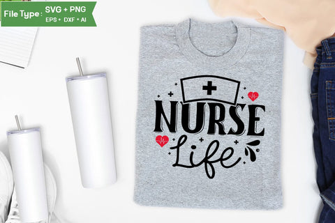 Nurse Life SVG Design, Nurse Quotes SVG Design, Nurse SVG Design, SVGs,Quotes and Sayings,Food & Drink,On Sale, Print & Cut SVG DesignPlante 503 