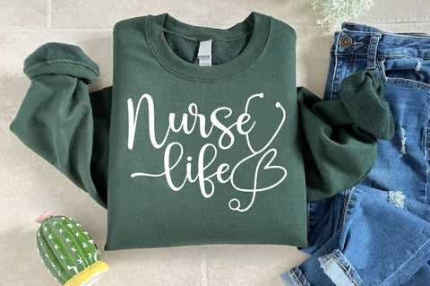 Nurse life SVG, Nurse SVG Design SVG Regulrcrative 