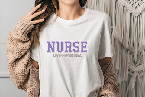 nurse love inspire heal SVG Angelina750 