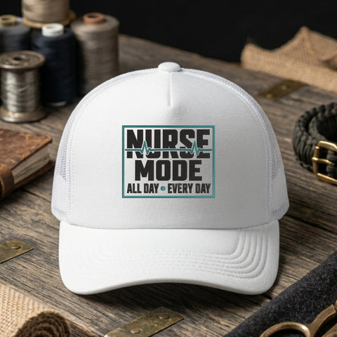 Nurse Mode All Day Embroidery Design – Heartbeat ECG Nursing Healthcare Machine Embroidery File Embroidery/Applique DESIGNS PatternFeed8 
