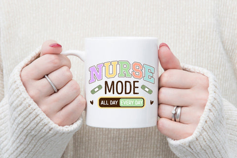 Nurse Mode All Day Every Day Sublimation Sublimation CraftLabSVG 