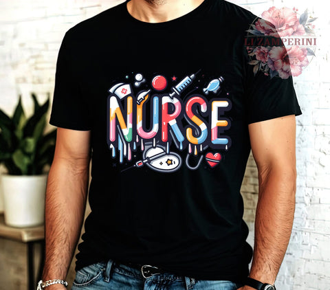 Nurse PNG, Medical Profession Art, Digital Download, Sublimation Design, Nursing Gift, Healthcare Graphics, Nurse Appreciation, Cute Nurse Printables Sublimation Li Zamperini 