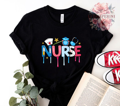 Nurse PNG, Medical Profession Art, Digital Download, Sublimation Design, Nursing Gift, Healthcare Graphics, Nurse Appreciation, Cute Nurse Printables Sublimation Li Zamperini 