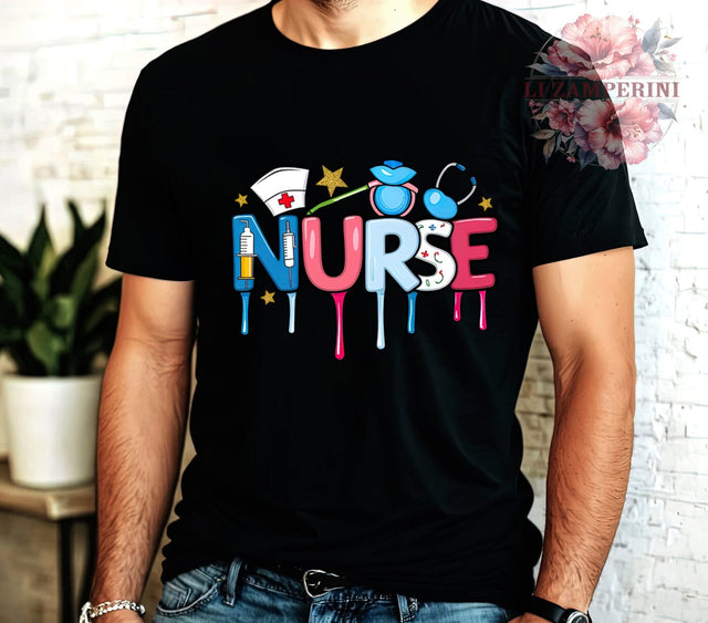 Nurse PNG, Medical Profession Art, Digital Download, Sublimation Design, Nursing Gift, Healthcare Graphics, Nurse Appreciation, Cute Nurse Printables Sublimation Li Zamperini 