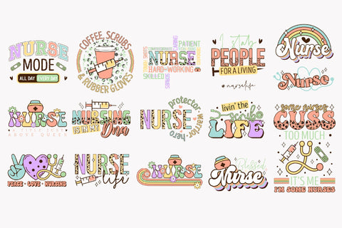 Nurse PNG Sublimation Bundle Sublimation CraftLabSVG 
