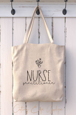 Nurse Practitioner SVG, PNG, DXF SVG Cutting Edge Applique 
