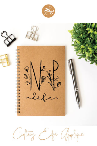 Nurse Practitioner SVG, PNG, DXF SVG Cutting Edge Applique 