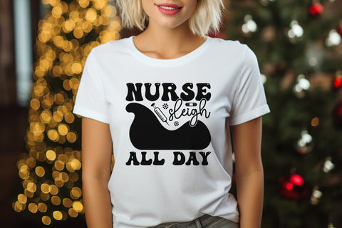 Nurse Sleigh All Day, Christmas SVG SVG CraftLabSVG 