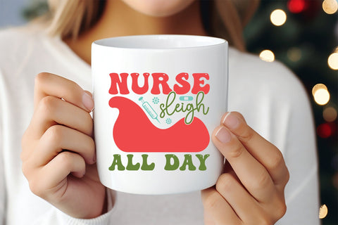 Nurse Sleigh All Day, Christmas SVG SVG CraftLabSVG 