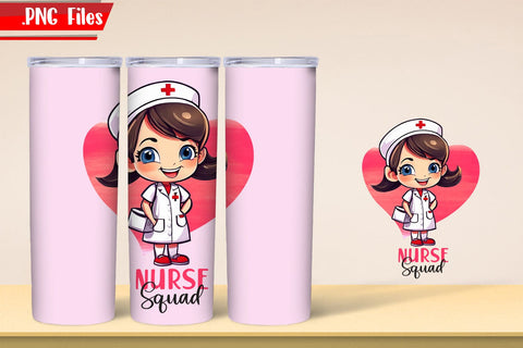 Nurse Squad Clipart PNG Files Sublimation zafrans studio 