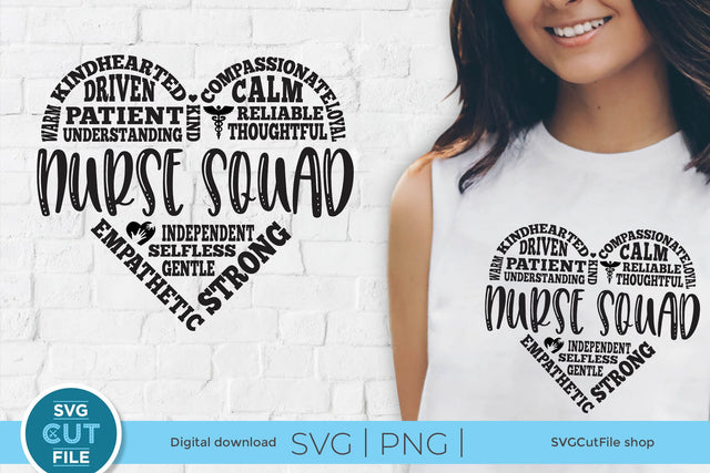 Nurse squad svg for your whole RN LPN or NP team SVG SVG Cut File 