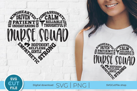 Nurse squad svg for your whole RN LPN or NP team SVG SVG Cut File 