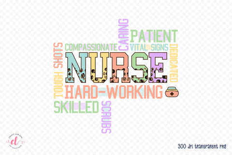 Nurse Sublimation Design PNG Sublimation CraftLabSVG 