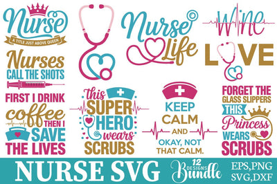Nurse SVG Bundle SVG Angelina750 