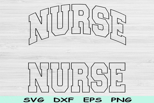 Nurse Svg Cut Files, Nurse Png, Nursing Student Svg Files For Cricut, Nurse Life Svg, Nurse Shirt Svg Wave Text Sublimation Digital Designs SVG TiffsCraftyCreations 