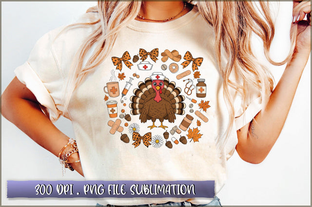 Nurse Thanksgiving Sublimation Sublimation Shetara Begum 