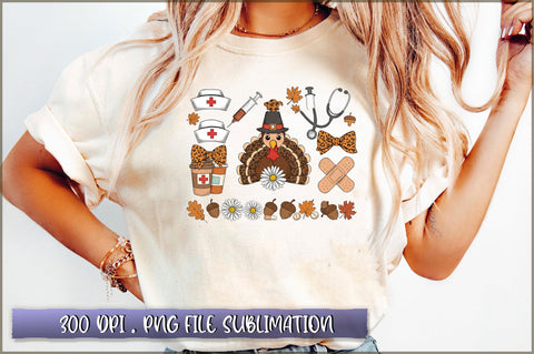 Nurse Thanksgiving Sublimation Sublimation Shetara Begum 