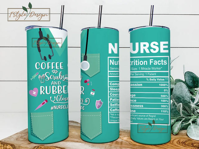 Nurse Tumbler, custom name, nurse, 20oz, tumbler, png, sublimation design, western tumbler png, nurse life png Sublimation iStyleDesign 