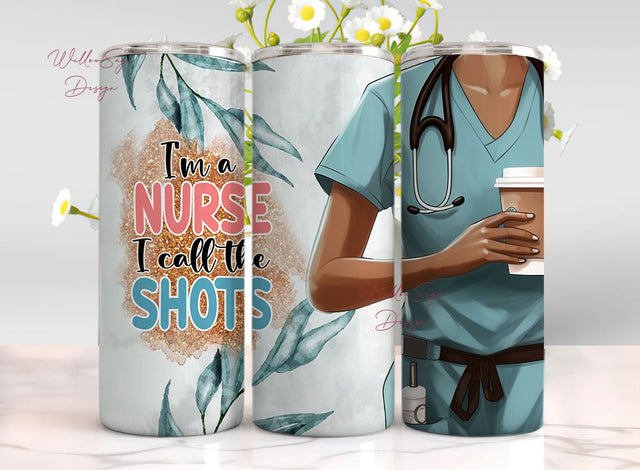 Nurse Tumbler Wrap, Nurse Tumbler PNG, 20 oz Tumbler Sublimation Designs, Tumbler Template, Nurse Tumbler Designs, Digital Download PNG Sublimation WillowSageDesign 