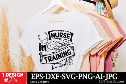 Nurse Un Traning SVG Cut File, Nurse Sublimation, Nurse T-shirt Design ,Nurse SVG Clip Art , Nurse Sublimation quotes , Nurse Retro T-shirt Design SVG Insomnia Std 