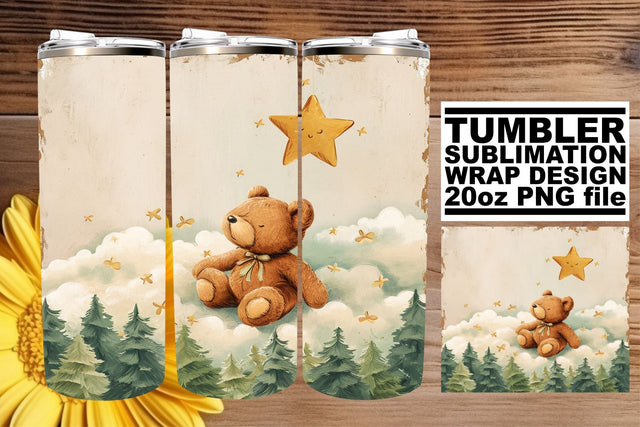 Nursery-Themed Sublimation Tumbler for Kids Sublimation afrosvg 