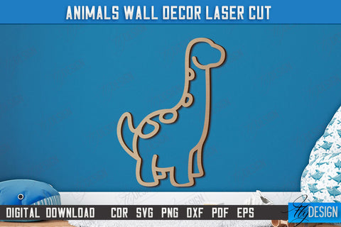 Nursery Wall Décor Bundle | Animals Shape | Baby Range | Children's Interior | CNC Files SVG Fly Design 