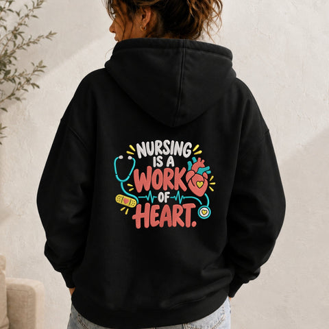 Nursing Is a Work of Heart Embroidery Design – Nurse Stethoscope Heart Medical Machine Embroidery File Embroidery/Applique DESIGNS PatternFeed8 